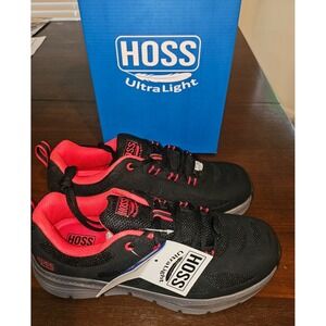 Hoss Boots Mens Black‎ Red Mesh Skyline UL CT Work Shoes Size 9